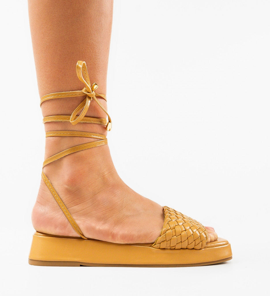 Sandale Dama Cornelio Camel | Eleganță și Confort - imagine 5