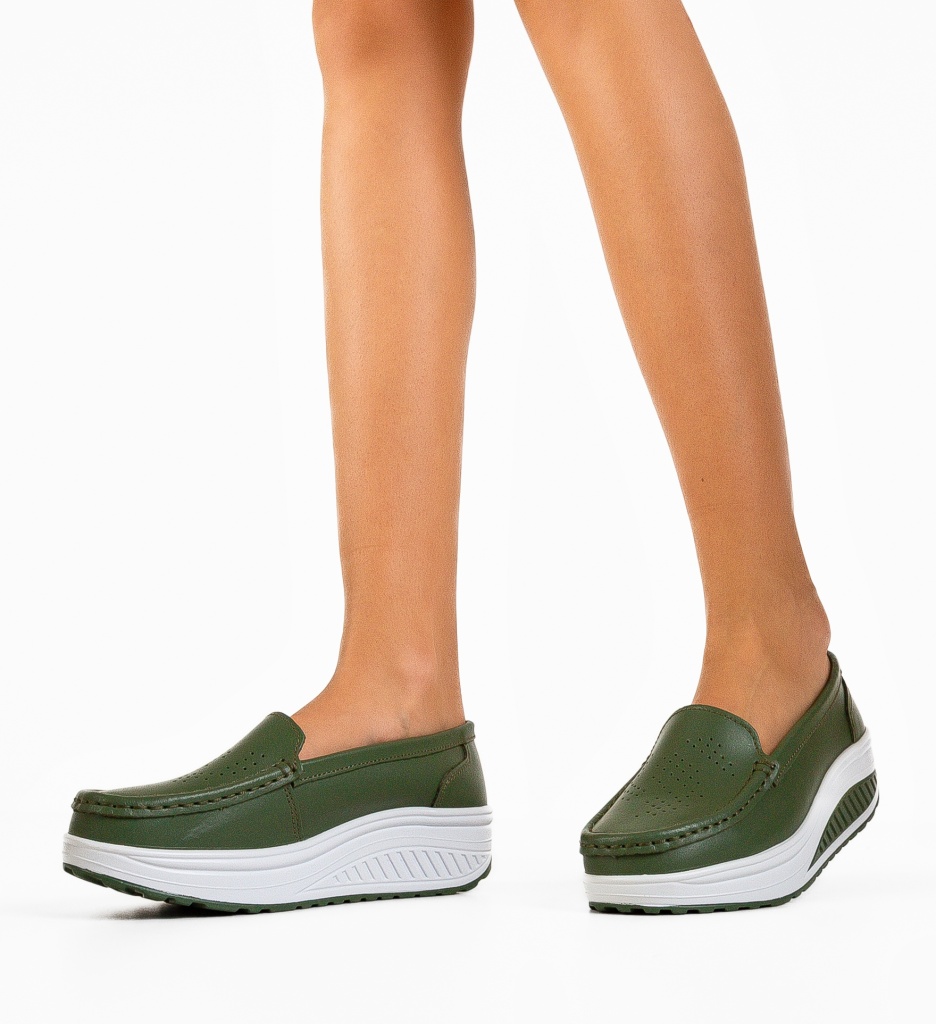 Pantofi Casual Musta Verzi - Stil și Confort