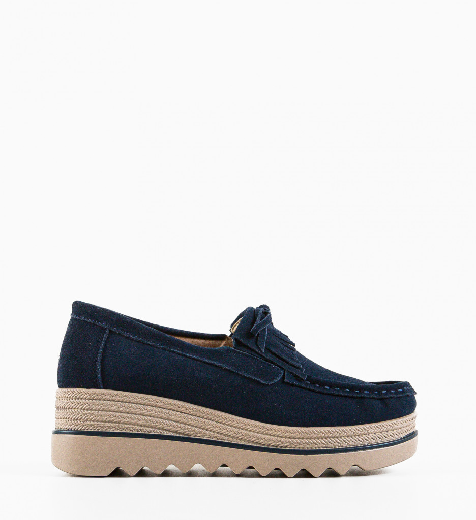 Pantofi Casual Hipok Bleumarin | Confort Asigurat - imagine 2