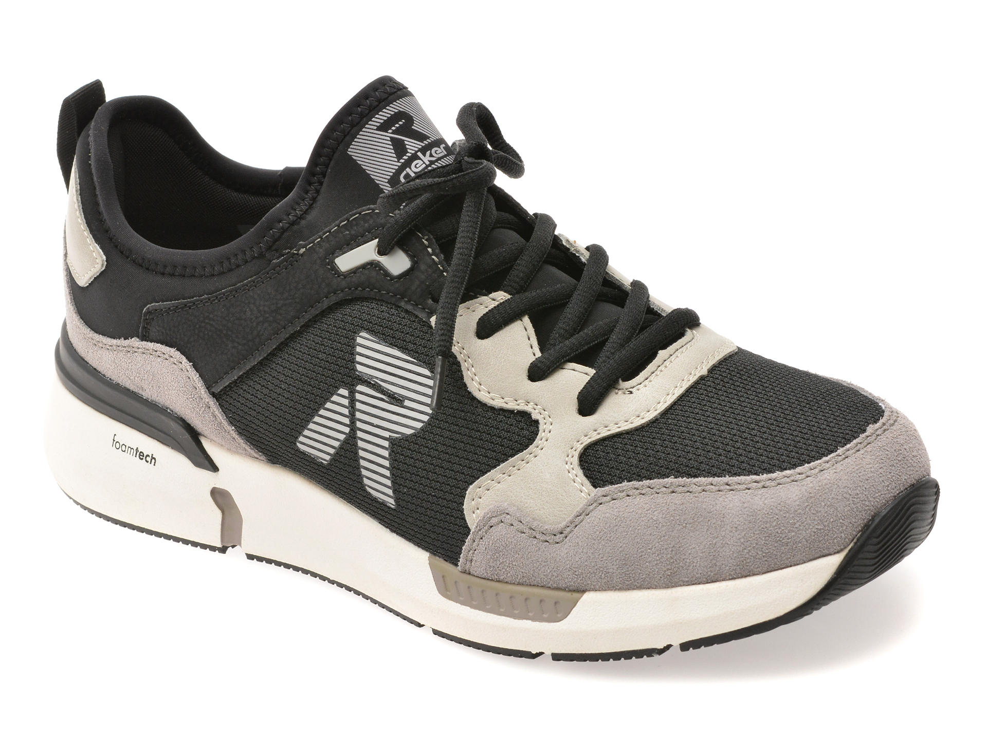 Pantofi Sport Rieker Negri U1405 - Confort