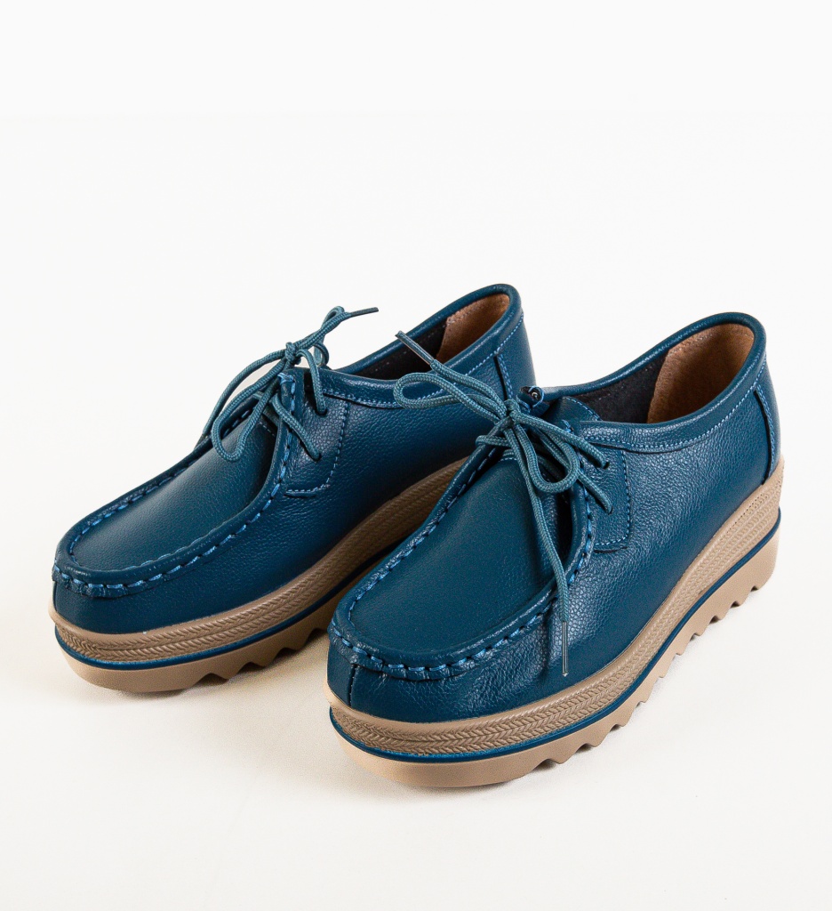 Pantofi Casual Dama Albastre - Confort și Stil - imagine 8