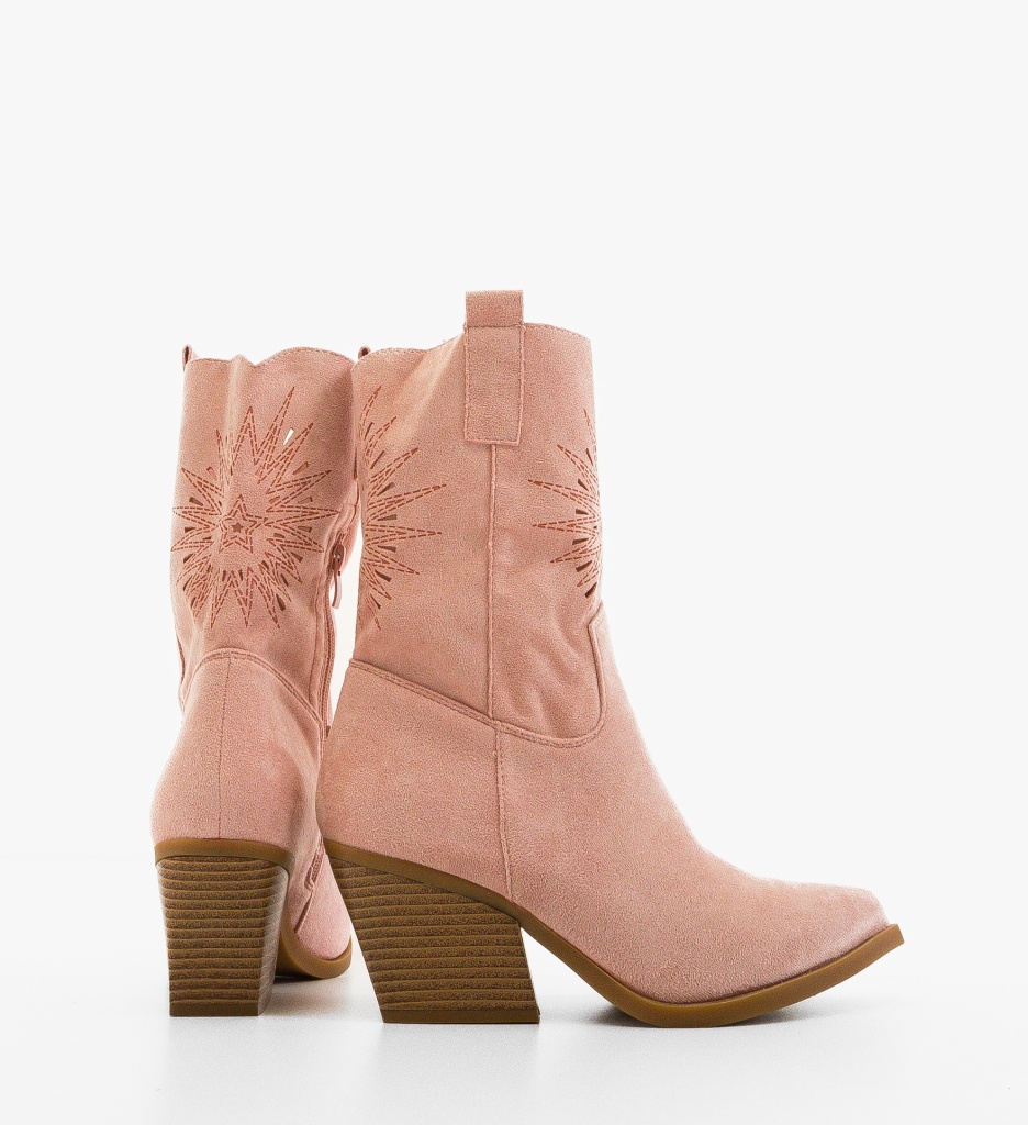 Botine Dama Iwan Roz - Eleganță și Stil - imagine 3