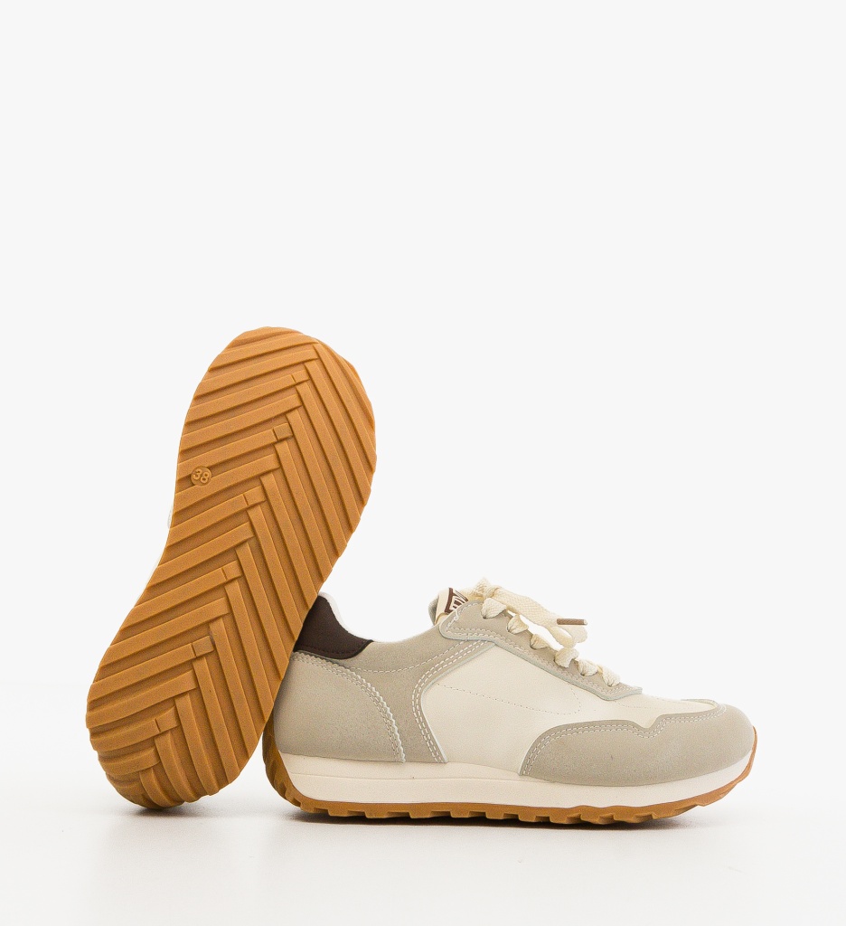 Sneakers Myga Bej - Confort și Stil Sport - imagine 6
