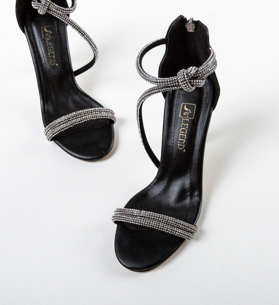 Sandale Dama Luisa | Eleganță și Stil Negru - imagine 6