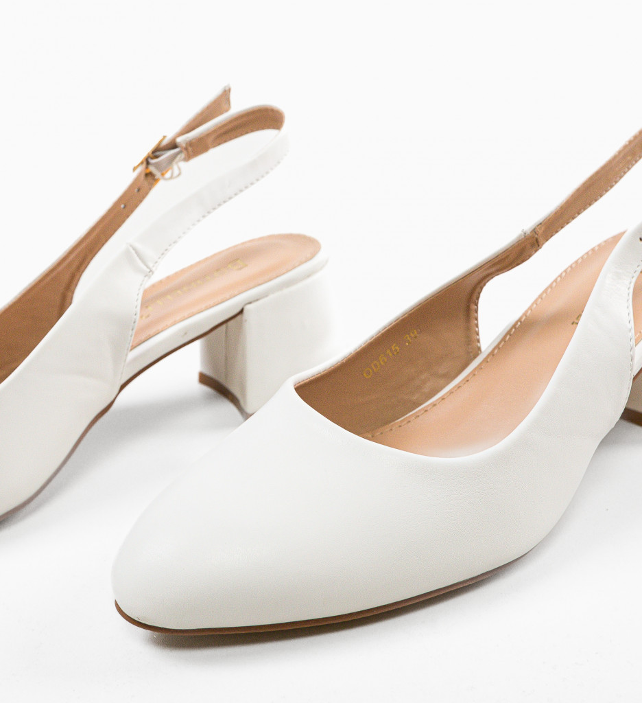Pantofi dama Kytal Albi Eleganți cu Toc - imagine 2
