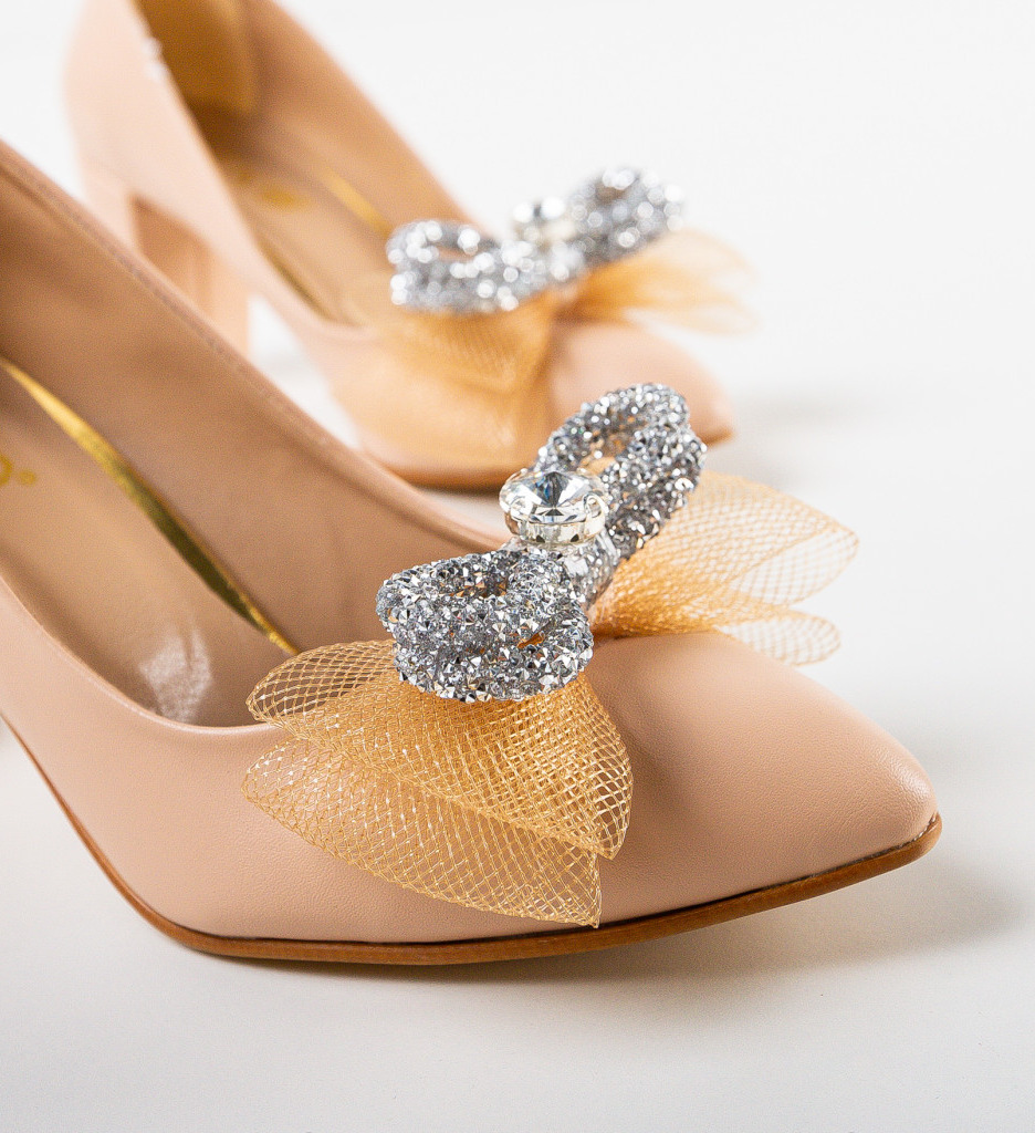 Pantofi Dama Scar Bej | Eleganță la Fiecare Pas - imagine 5