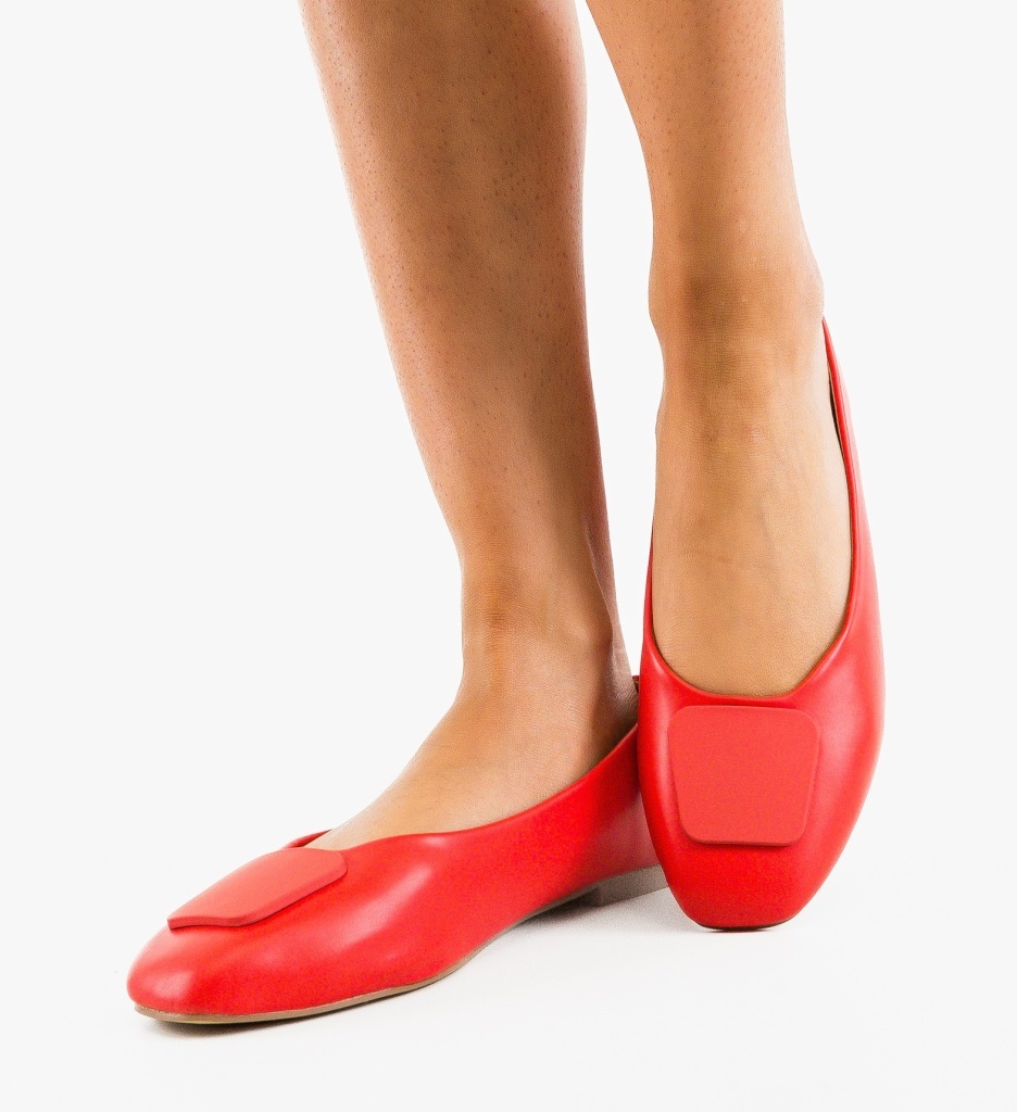 Balerini Dama Katry Rosii | Confort și Stil - imagine 5