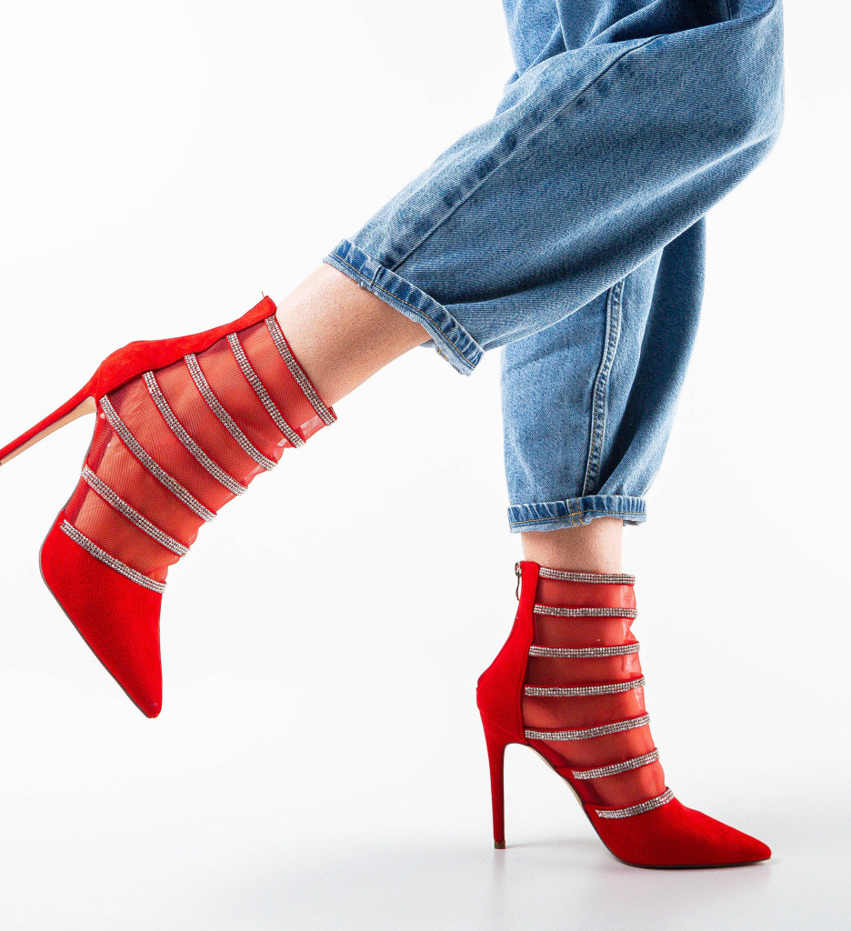 Botine Benas Rosii Dama - Stil și Eleganță - imagine 2