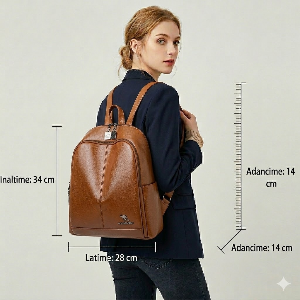 Rucsac Gina GT745 Maro | Disu - Elegant și Practic - imagine 2