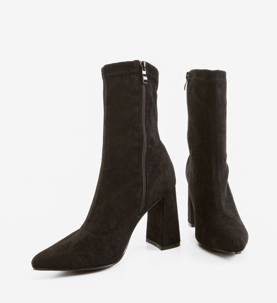 Botine Dama Lopedia Negre - Stil si Confort - imagine 3