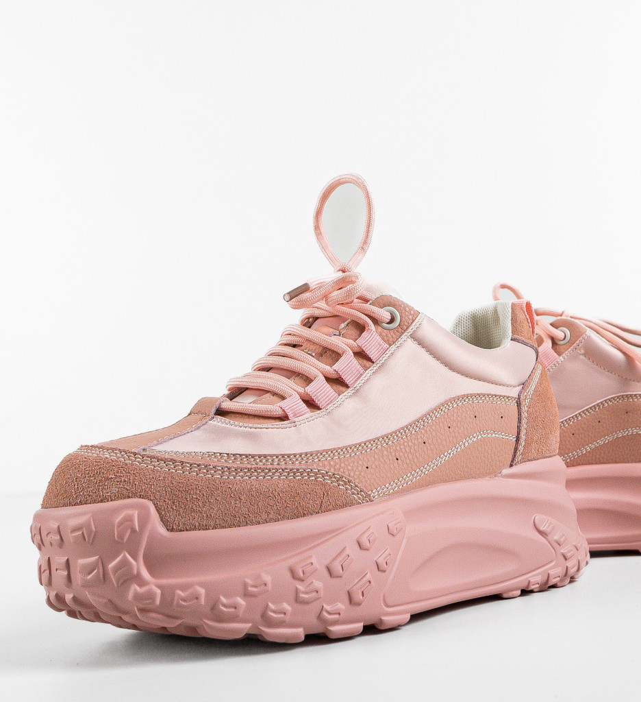 Sneakers Dama Stelhay Roz - Confort și Stil - imagine 5