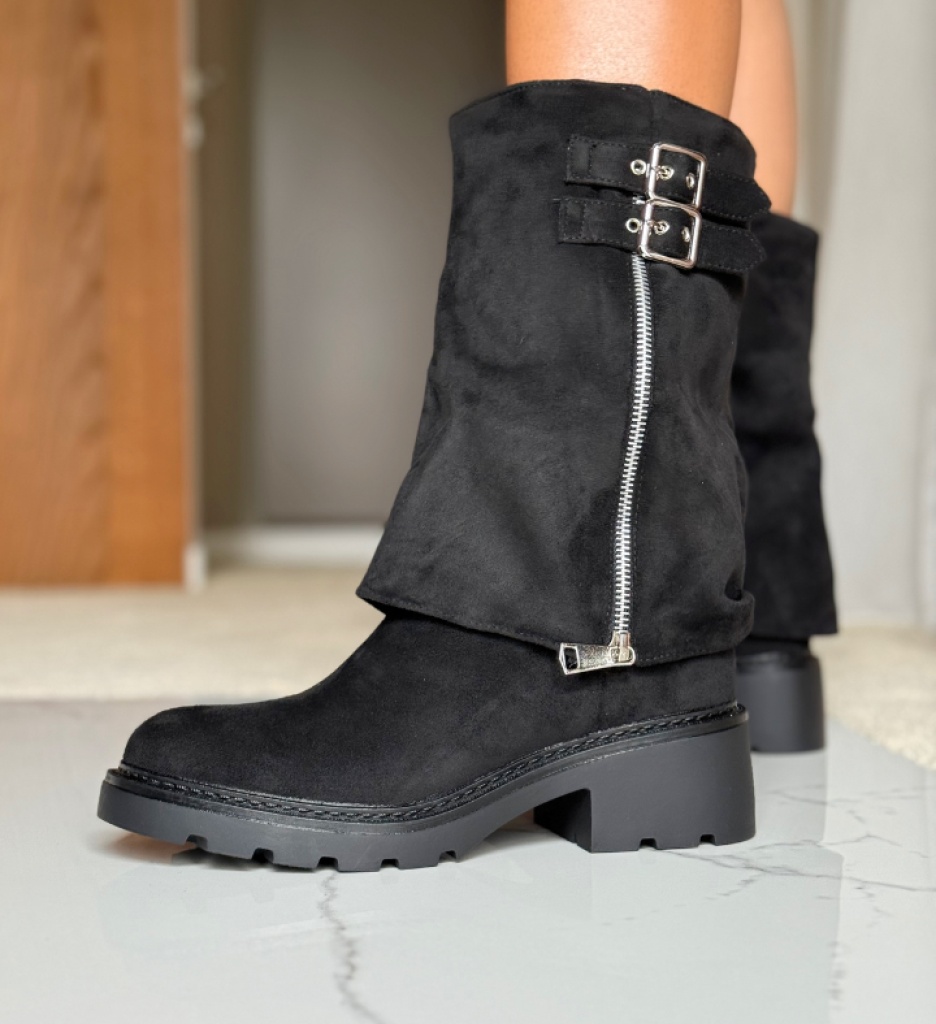 Cizme Dama Pirella Negre | Design Elegant - imagine 2
