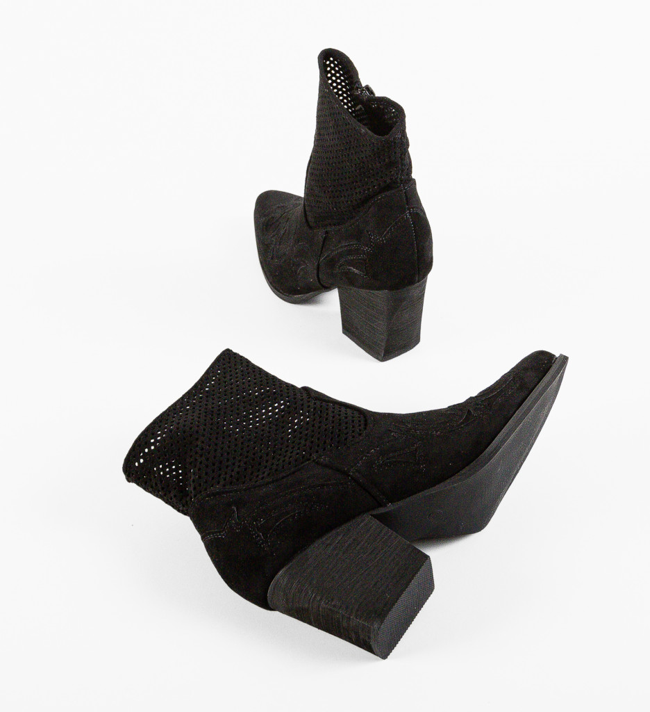 Botine Dama Unoqua Negre - Eleganță și Confort - imagine 5