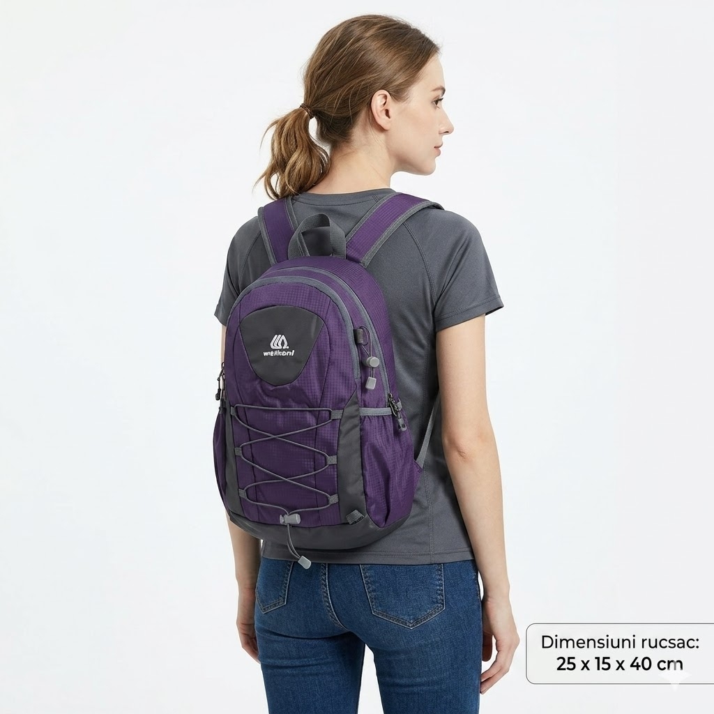 Rucsac Picadili Zinaida GT3721 Mov 20L Impermeabil - imagine 7