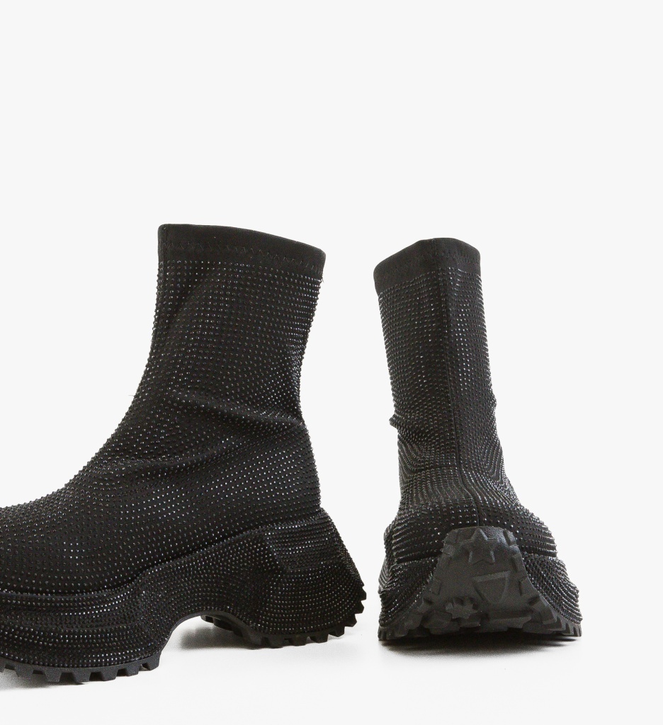 Sneakers Dama Ojjre Negri - Confort și Stil - imagine 4