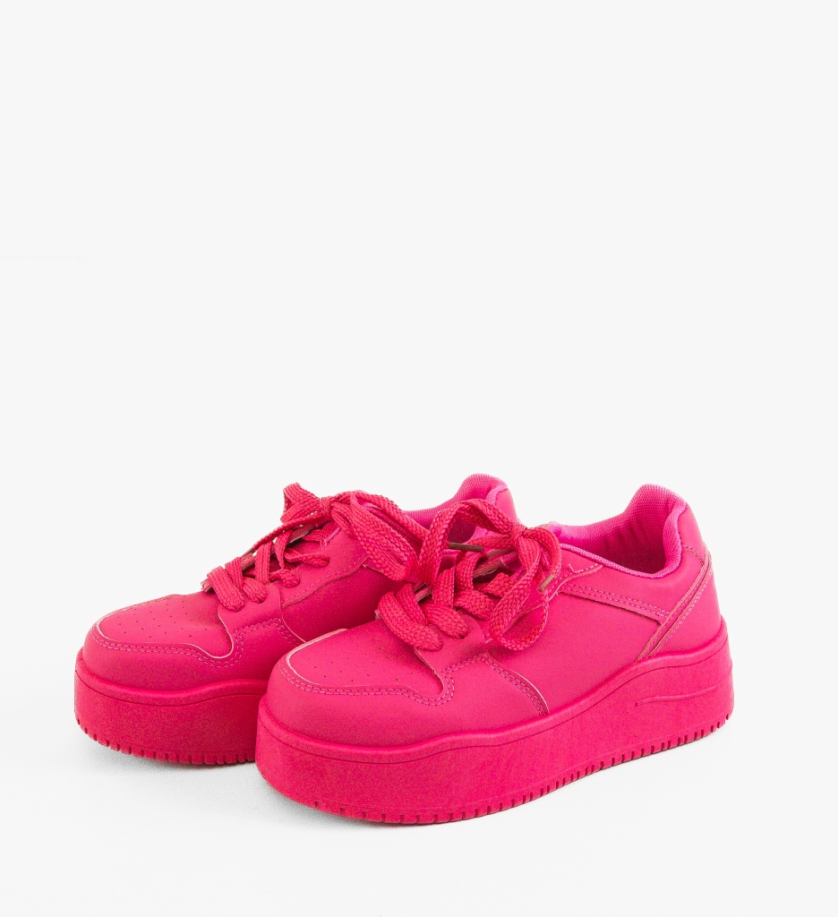 Sneakers Dama Kramy Fuchsia | Confort & Stil - imagine 4