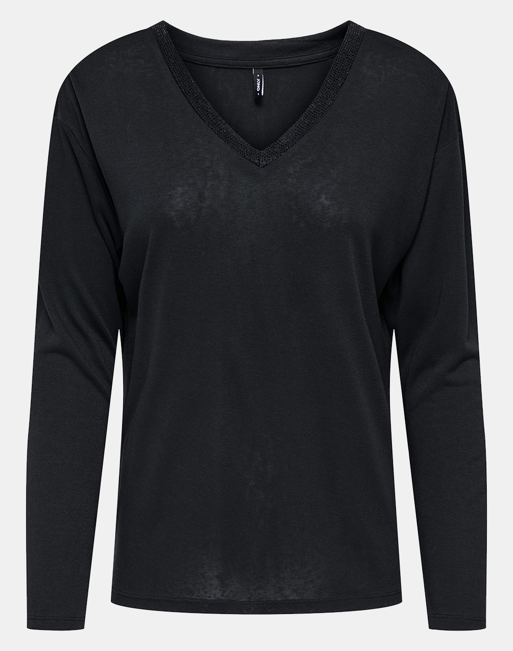 Only ONLHENRIETTA Bluza V-Neck Shine