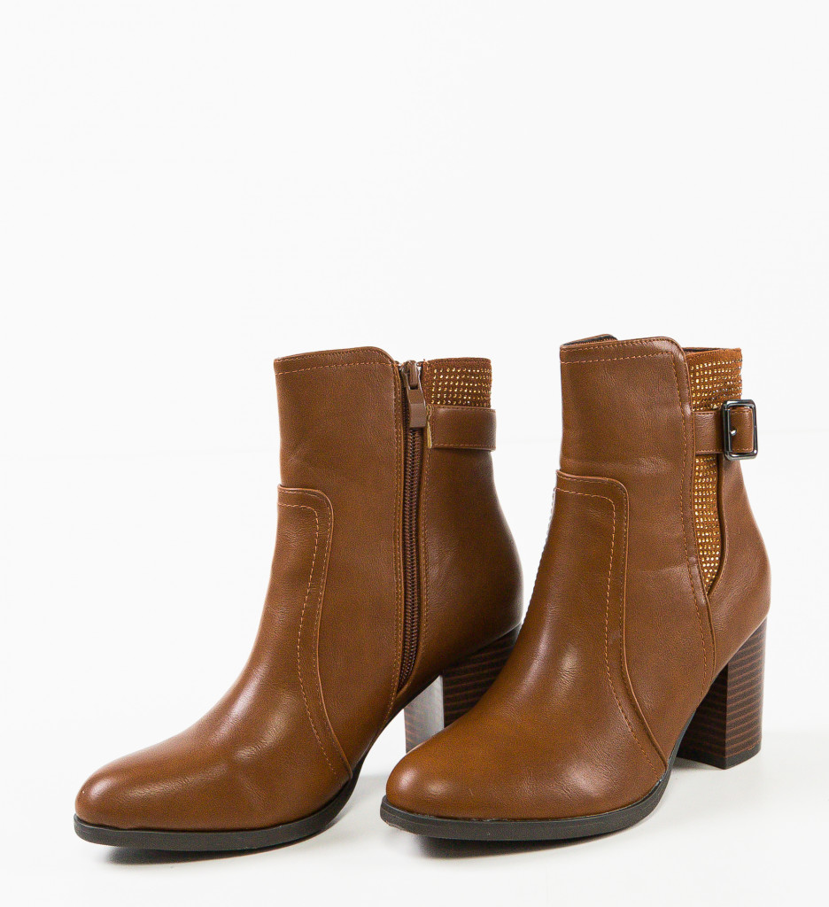 Botine Kiana Camel - Eleganță și Confort - imagine 5