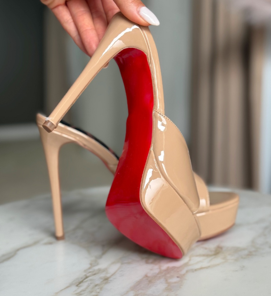 Saboti Nude Kare cu Toc - Eleganță Asigurată - imagine 2