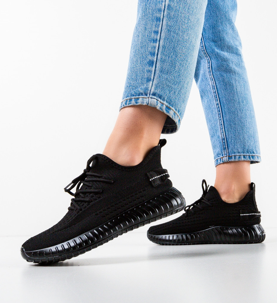 Sneakers Dama Lennon Negri | Confort și Stil - imagine 3