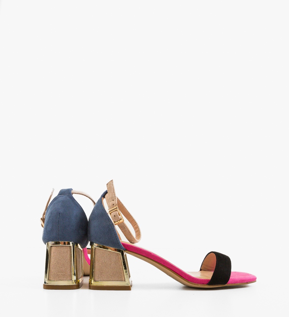 Sandale cu Toc Bryan Negre | Eleganță și Stil - imagine 3