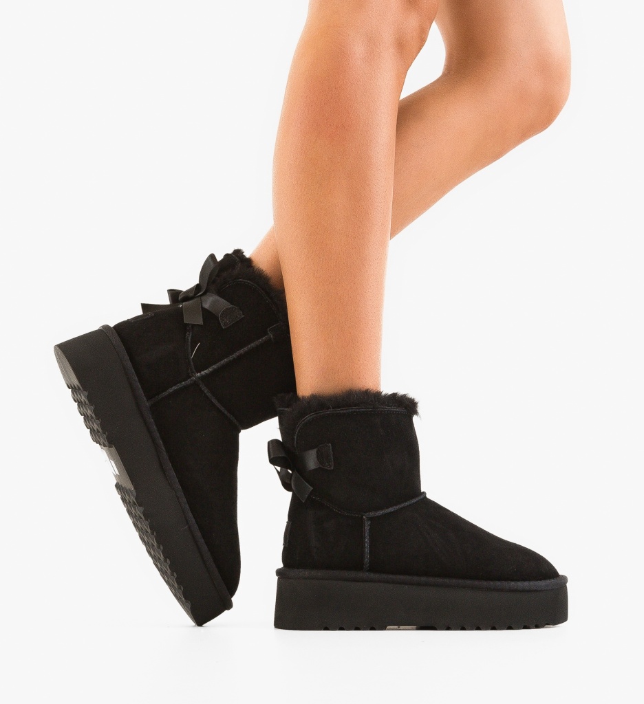 Cizme Ug Reran Negre - Confort și Stil Urban - imagine 2