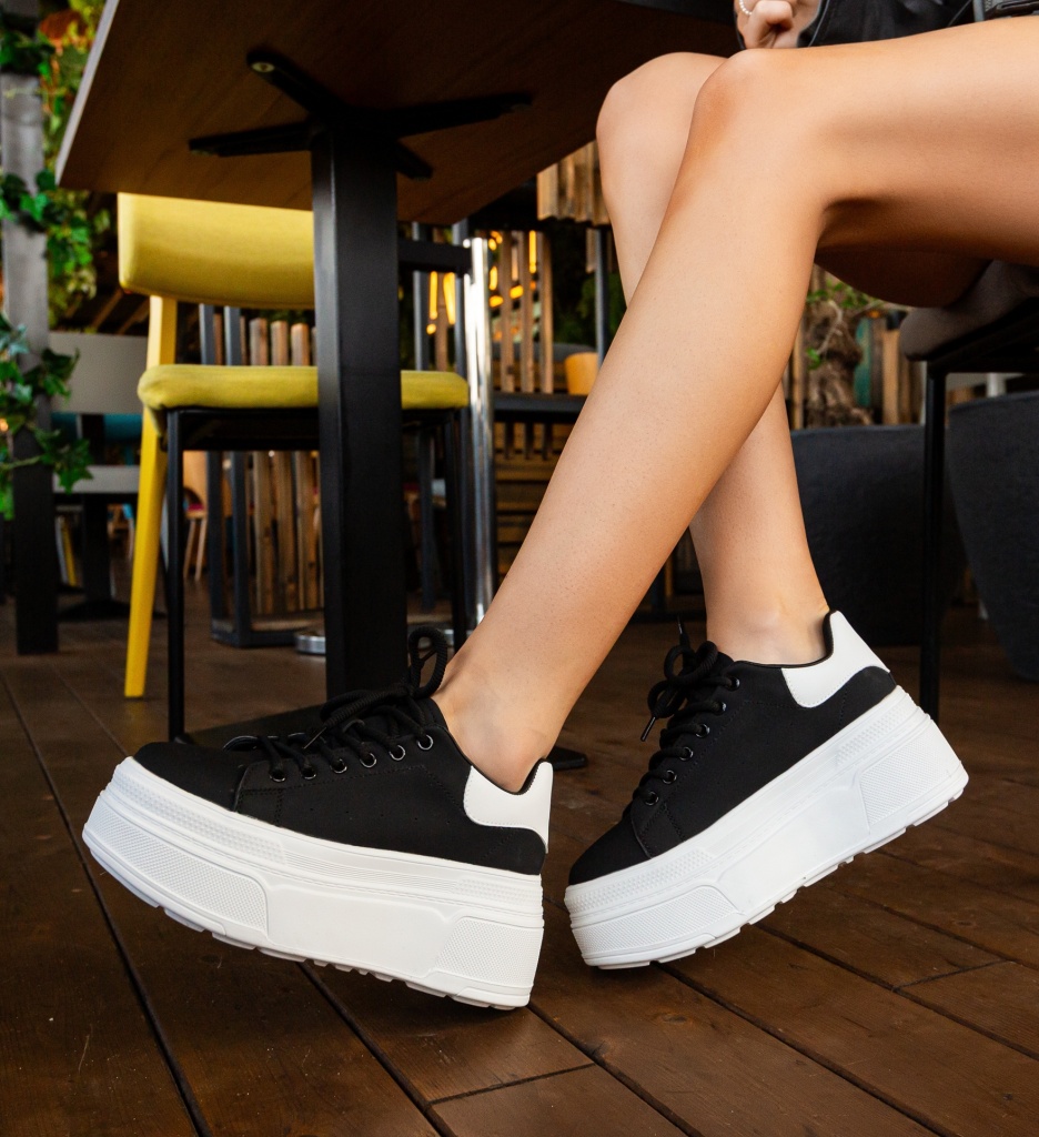 Sneakers Dama Vyha Negri - Confort și Stil - imagine 3