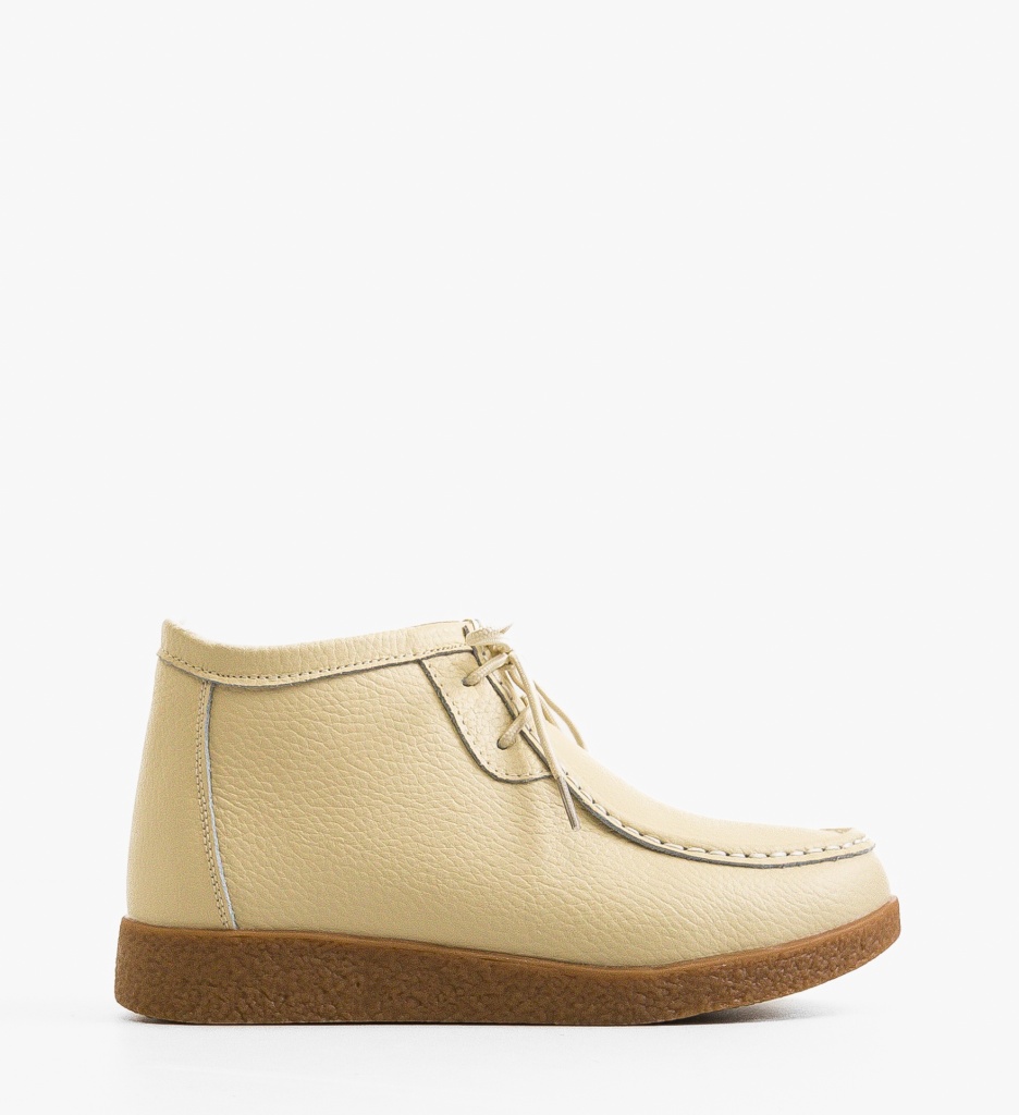 Pantofi Casual Munela Bej - Confort & Stil - imagine 3