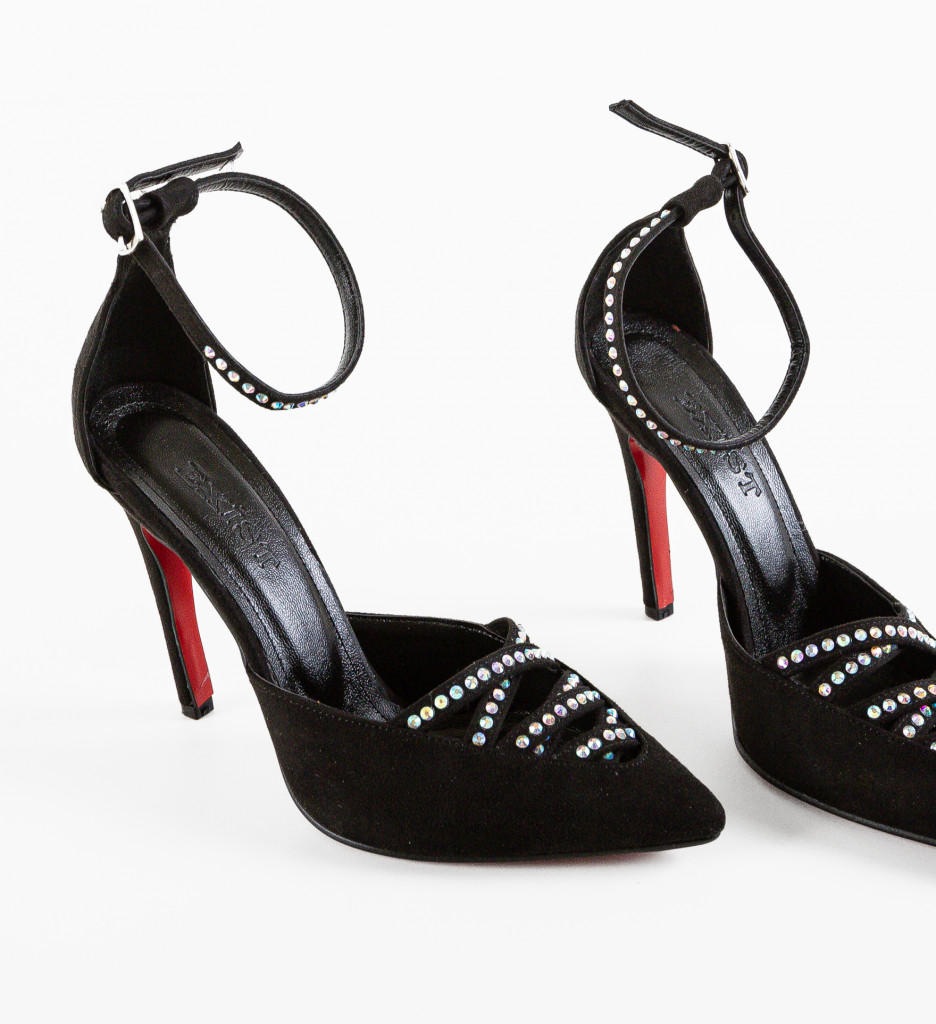 Pantofi Dama Alchonya Negri Eleganți - imagine 5