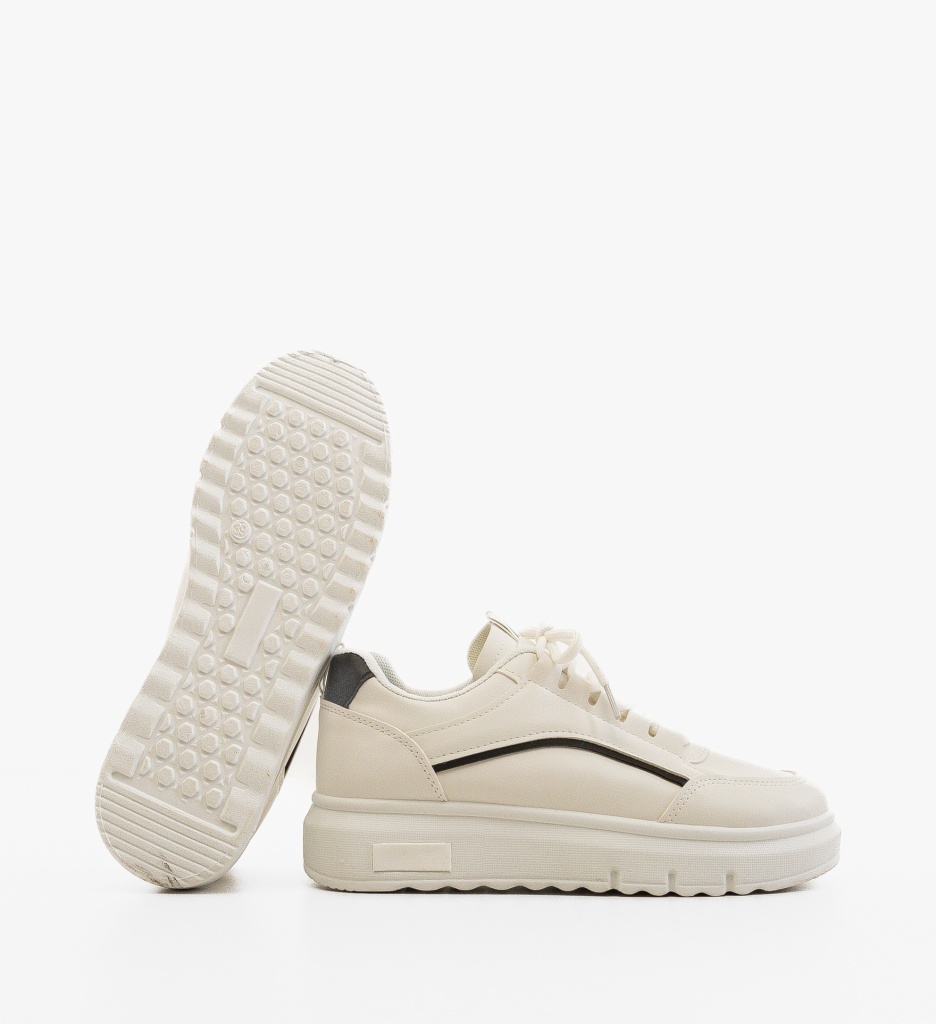 Sneakers Dama Elys Albi - Confort și Stil - imagine 8