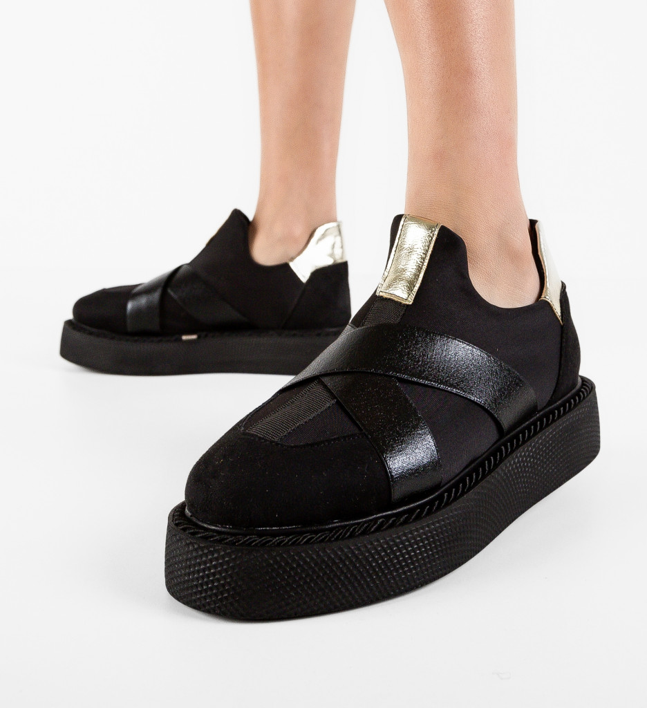 Pantofi Casual Buubu Negri - Confort și Stil - imagine 5