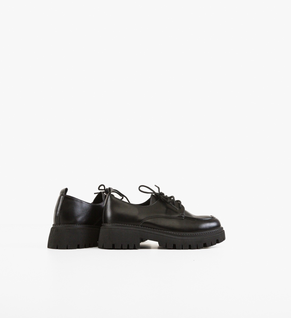 Pantofi Casual Dama Excelsior Negri - Confort & Stil - imagine 4