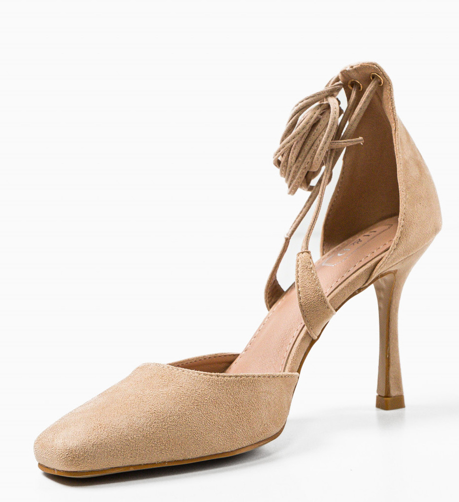 Pantofi cu Toc Lylyac Bej - Eleganță și Stil - imagine 6
