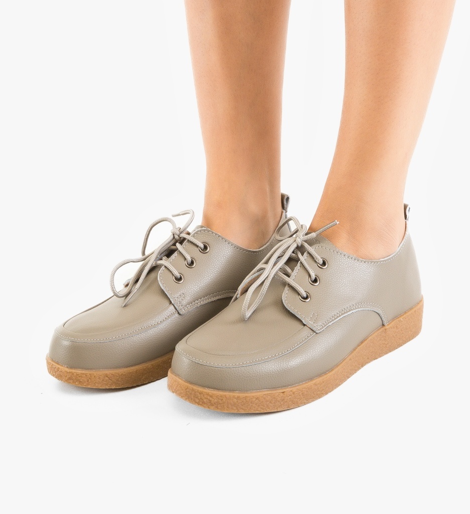 Pantofi Casual Maye Gri - Confort și Stil - imagine 4