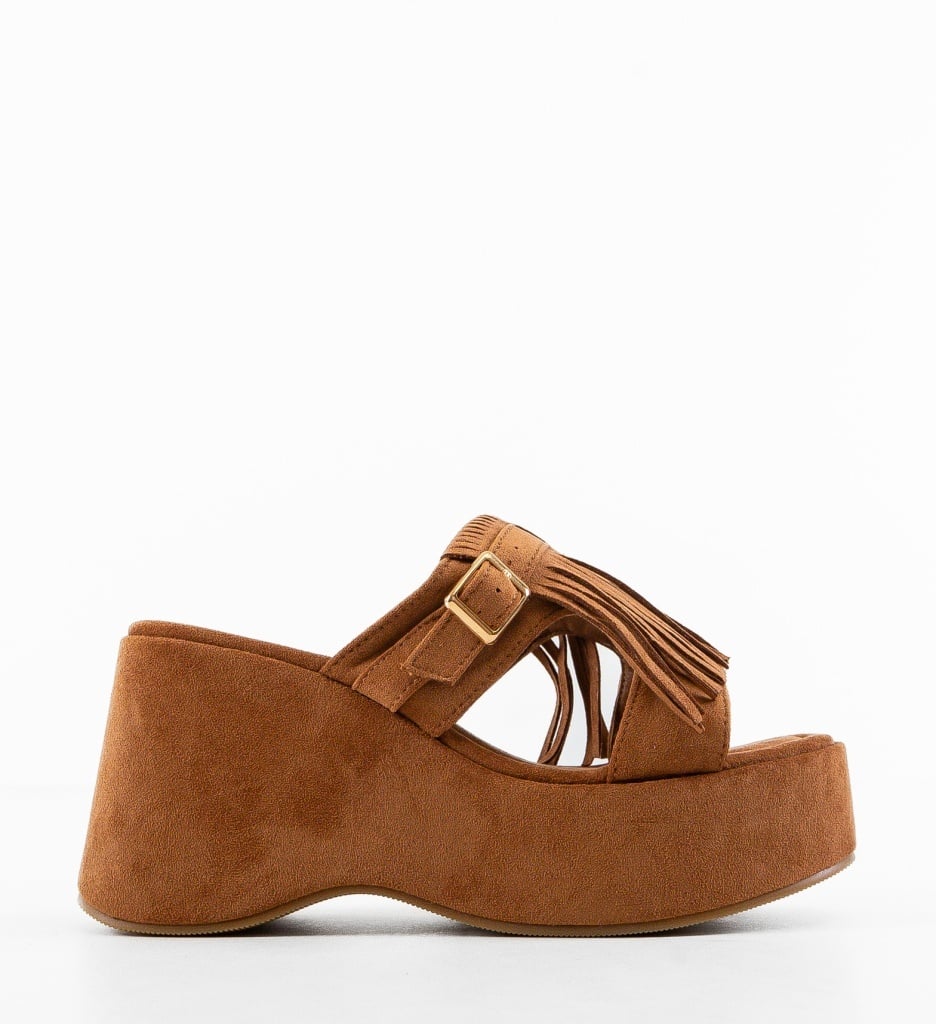Platforme dama Korani Camel Elegante si Confortabile - imagine 6