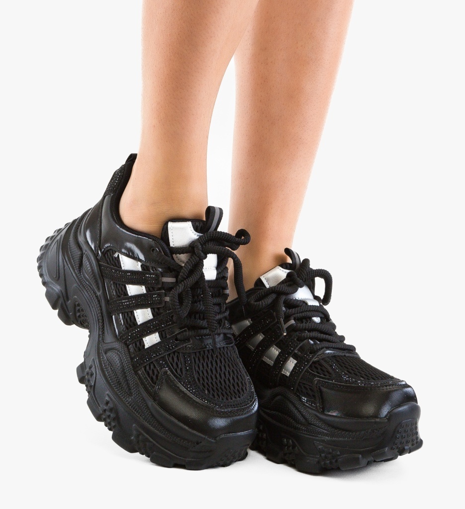 Sneakers Dama Zerra Negri | Confort Sport - imagine 7