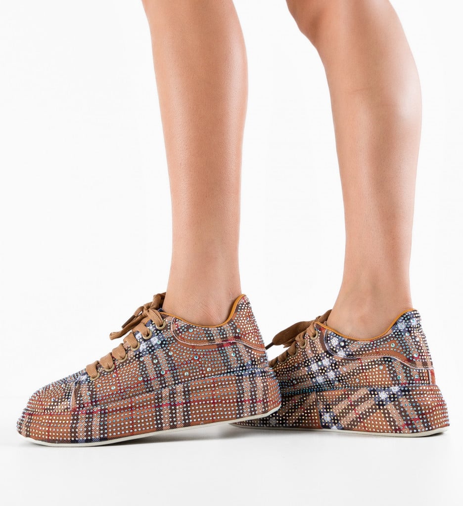 Sneakers Dama Neda Aurii - Confort și Stil - imagine 2