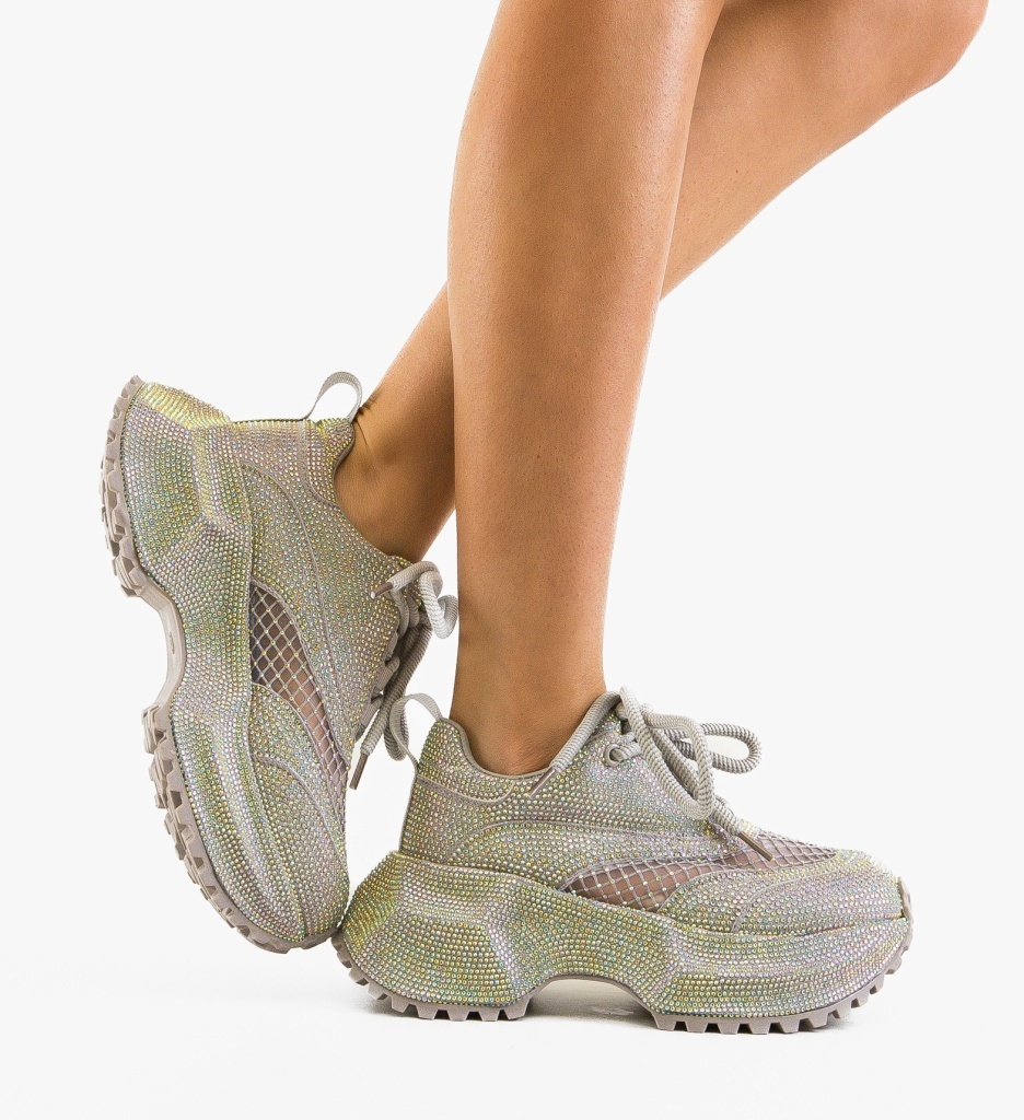 Sneakers Dama Gyfa Gri - Confort și Stil