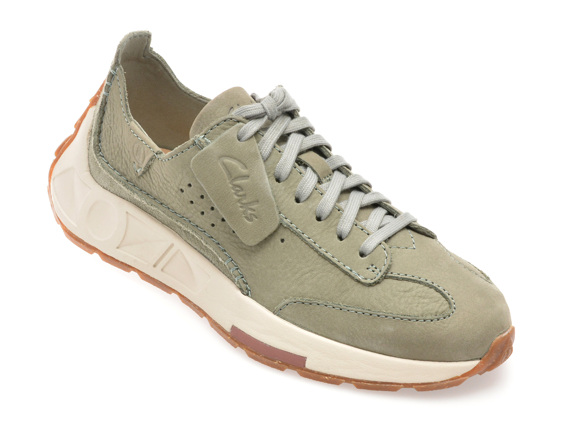 Clarks Craft Speed - Pantofi Sport Verzi din Nabuc