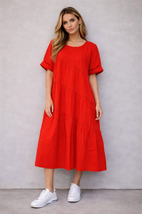 Rochie Stella Milani Rosie Midi Bumbac