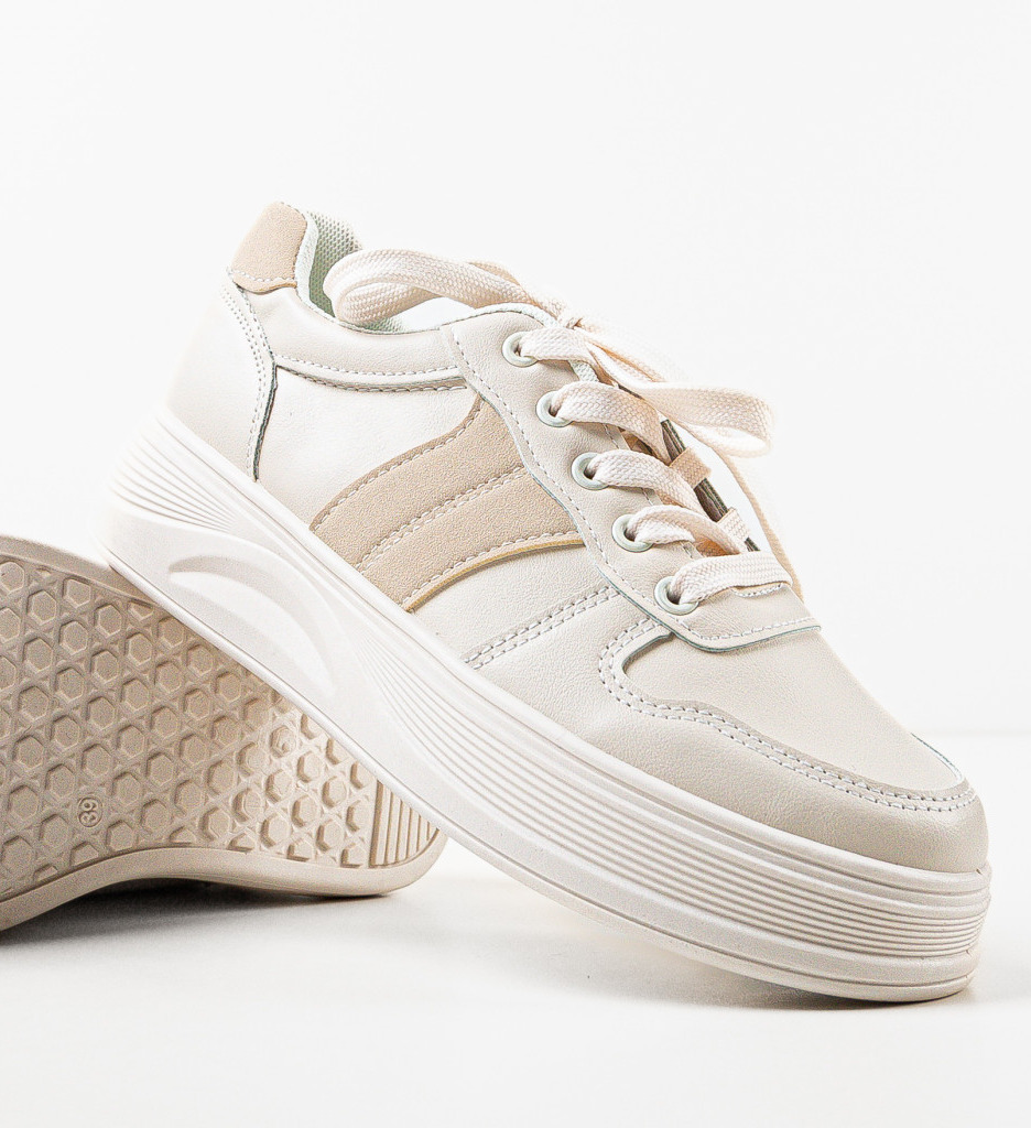 Sneakers Dama Callum Bej Confort - imagine 7