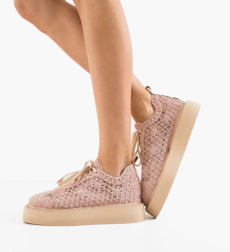 Pantofi Casual Ystory Roz - Confort și Stil - imagine 3