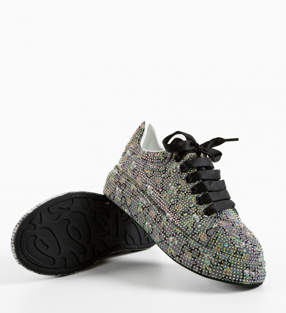 Sneakers Baat Negri Dama - Confort & Stil - imagine 7