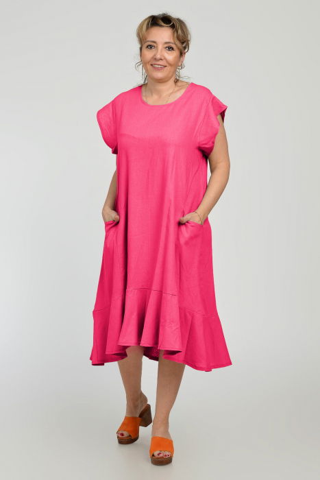 Rochie In Fucsia Pierino | Elegantă și Confortabilă
