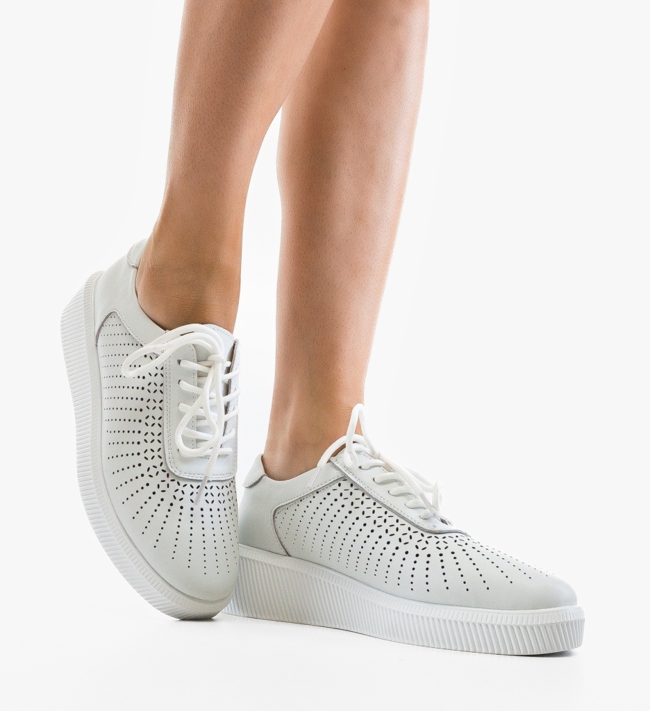 Pantofi Casual Lehe Albi - Confort și Stil - imagine 5