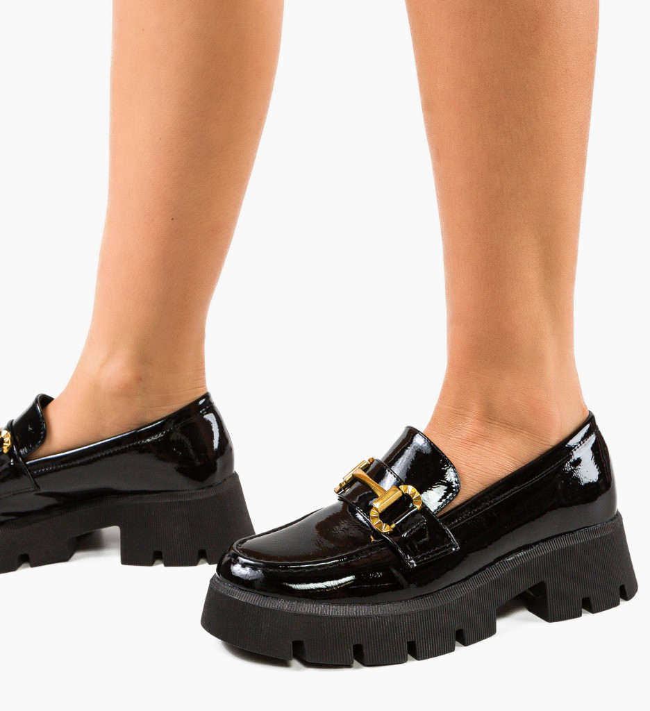 Pantofi Casual Spencer Negri | Confort & Stil - imagine 5