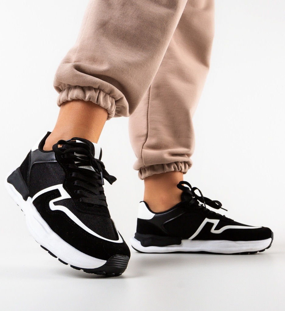 Sneakers Dama Hope Negri | Confort și Stil - imagine 3