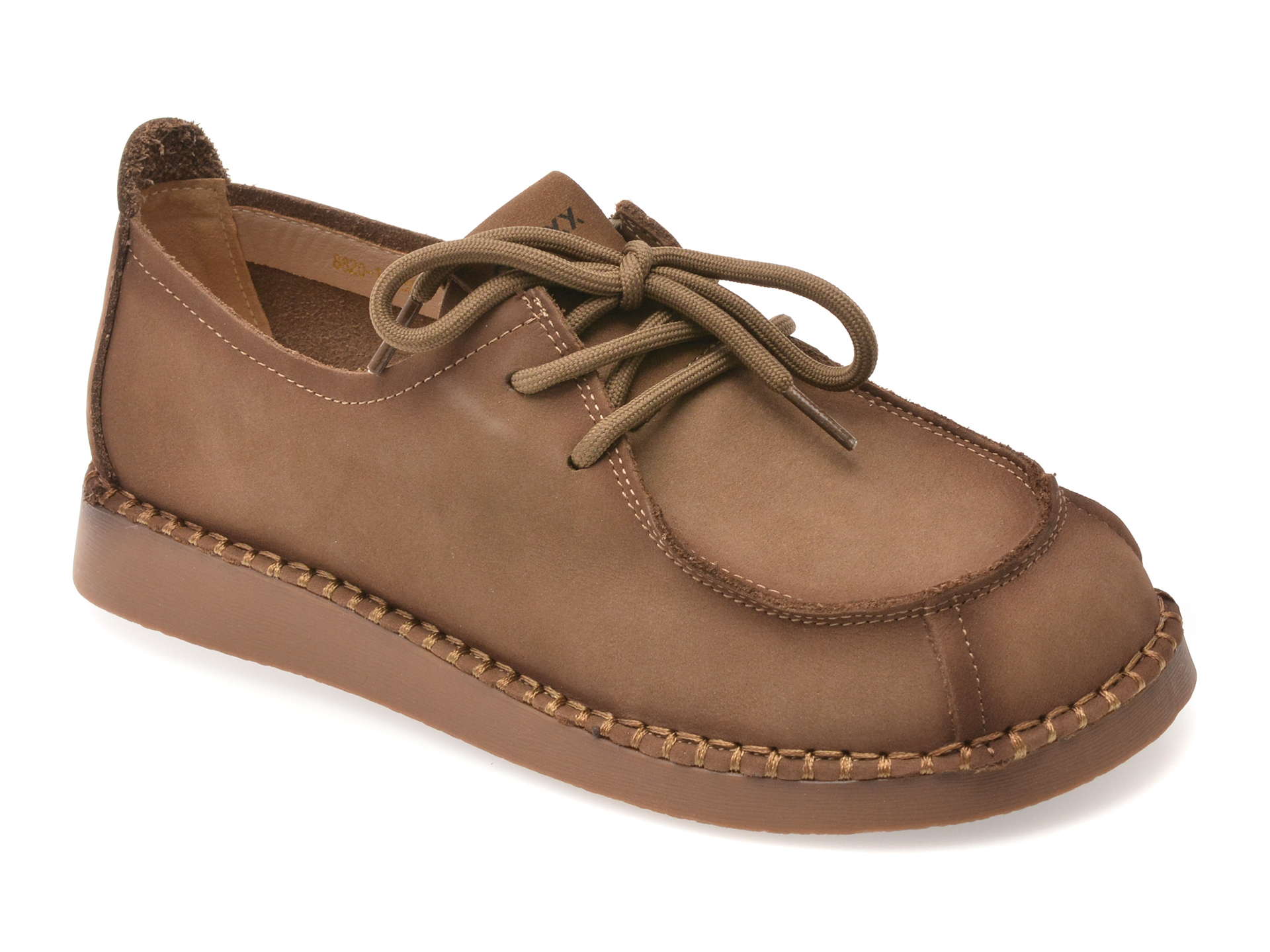 Pantofi GRYXX 8820 din nabuc gri | Eleganță casual