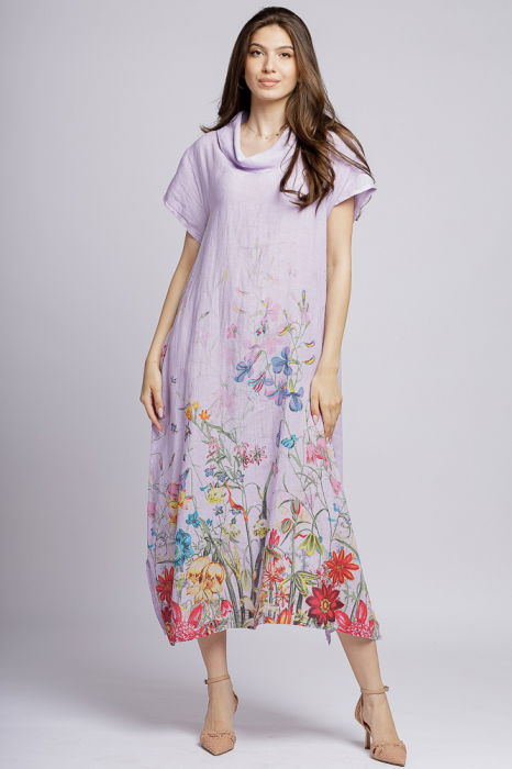 Rochie In Floral Rosa 99 | Eleganță Naturală