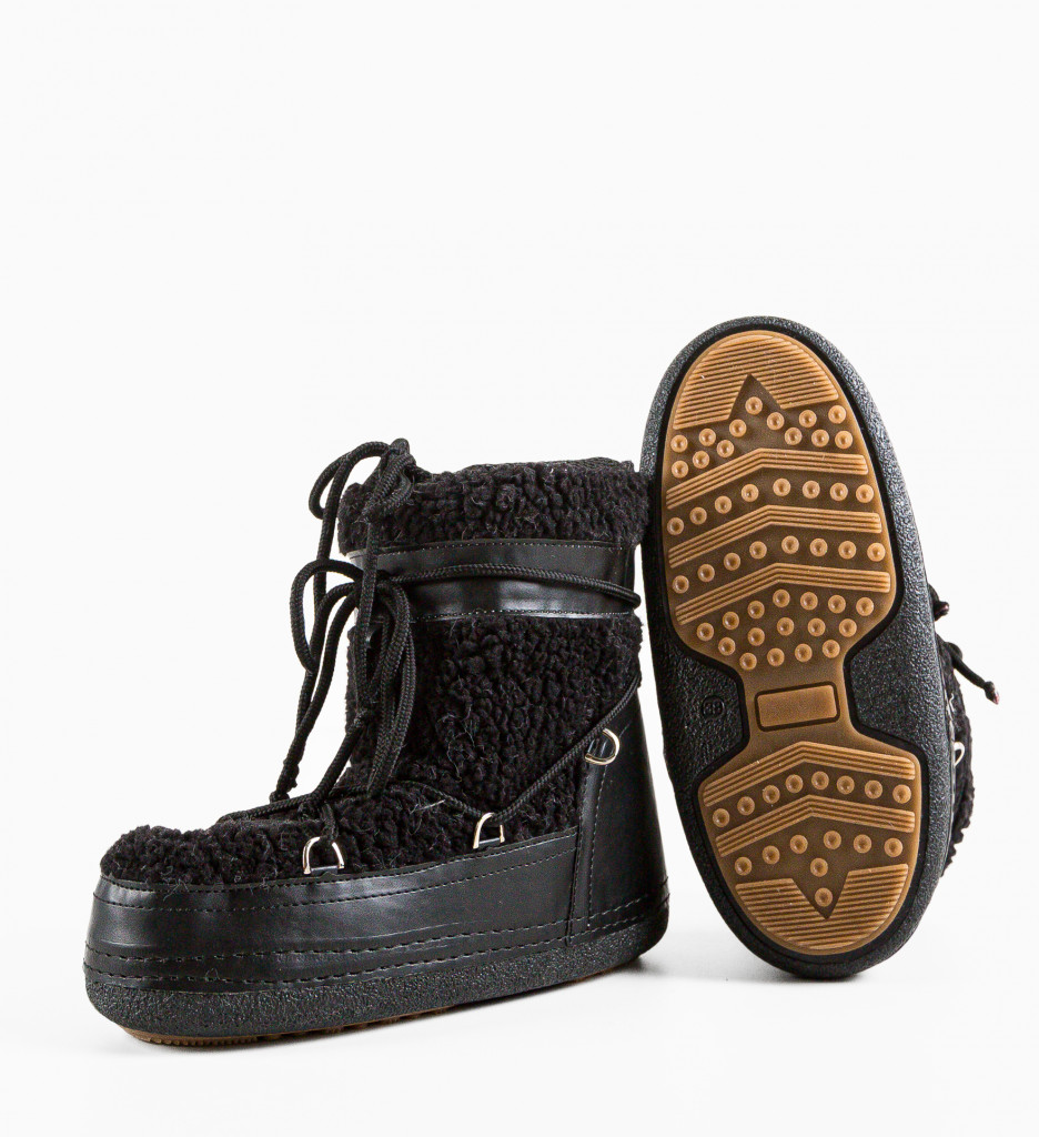 Cizme Dama Negre Mboots - Eleganță și Confort - imagine 7